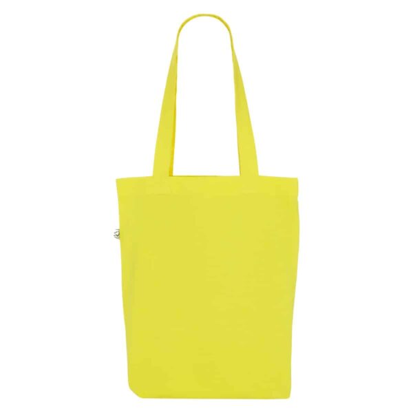 Villafolie - vegan katoenen tas botergeel
